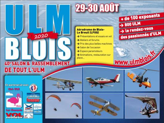 Affiche SALON ULM BLOIS 2020