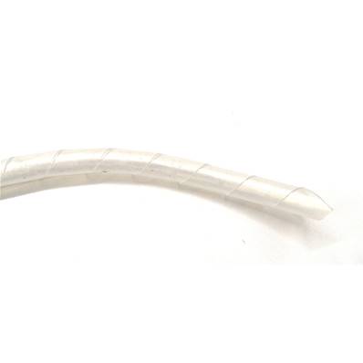 Gaine torsadée blanche / câble 6 mm