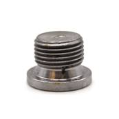 Bouchon fileté cylindrique à collerette BTR acier brut 3/8"