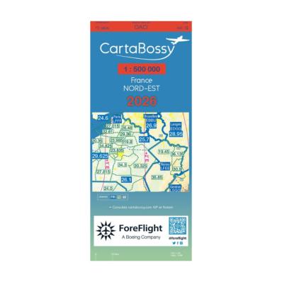Carte OACI CartaBossy Nord-Est 2026