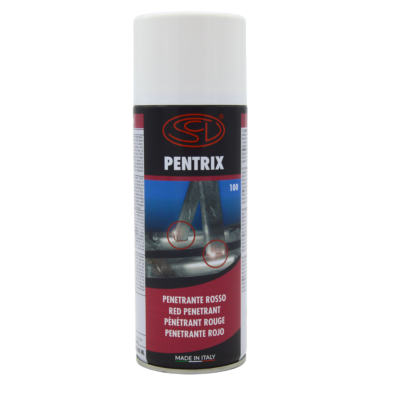 Pénétrant rouge détécteur défauts