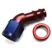 Raccord 45° Alu JIC 9/16 