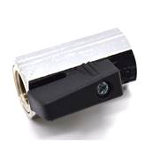 Robinet laiton nikelé 1/4'