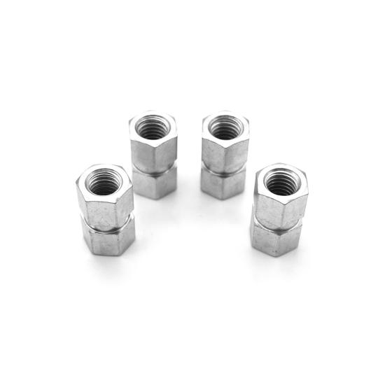 Entretoises Métalliques M8 En Aluminium Noir - Lot De 4 Pièces - Dimensions 8.2x16x12mm - Neuves