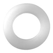 Rondelle plastique blanche 8.4 x16 x1.6 mm