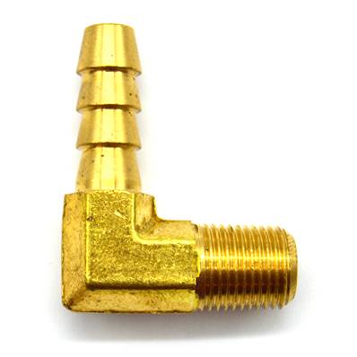 Embout 1/8" BSPT x 6 mm coudé à 90°