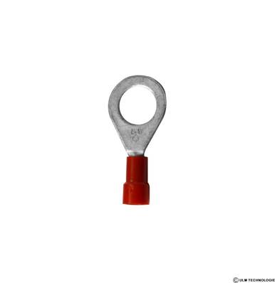 Cosse oeillet  rouge D. 8 mm
