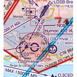 Carte Aéronautique 500.000 ème pour l'Europe - 2022