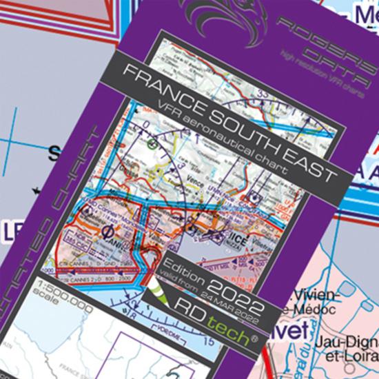 Carte Aéronautique 500.000 ème pour l'Europe - 2022