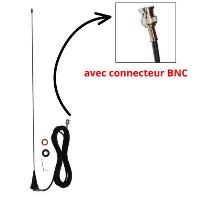 Antenne VHF extérieure avec BNC 