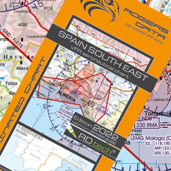 Carte Aéronautique 500.000 ème pour l'Europe - 2022
