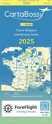 Carte CartaBossy France VFR 2025