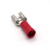 Cosse plate rouge femelle 6.3 mm