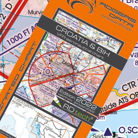 Carte Aéronautique 500.000 ème pour l'Europe - 2022