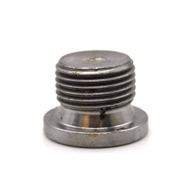 Bouchon fileté cylindrique à collerette BTR acier brut 3/8"