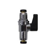 Robinet en ligne pour tube Ø 4 mm