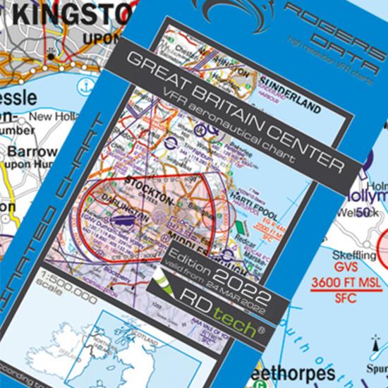 Carte Aéronautique 500.000 ème pour l'Europe - 2022