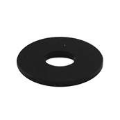 Rondelle plastique noire 6.4 x18 x1.6 mm