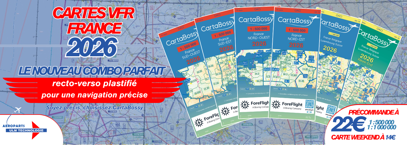 Cartes VFR France 2026